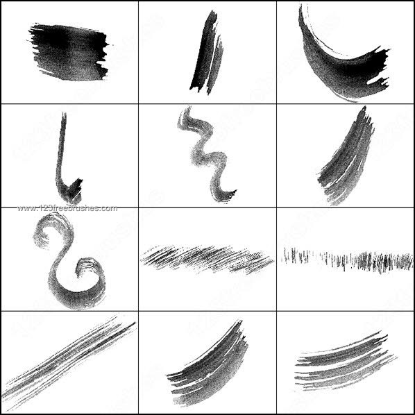 dry brush strokes photoshop free photoshop free brushes