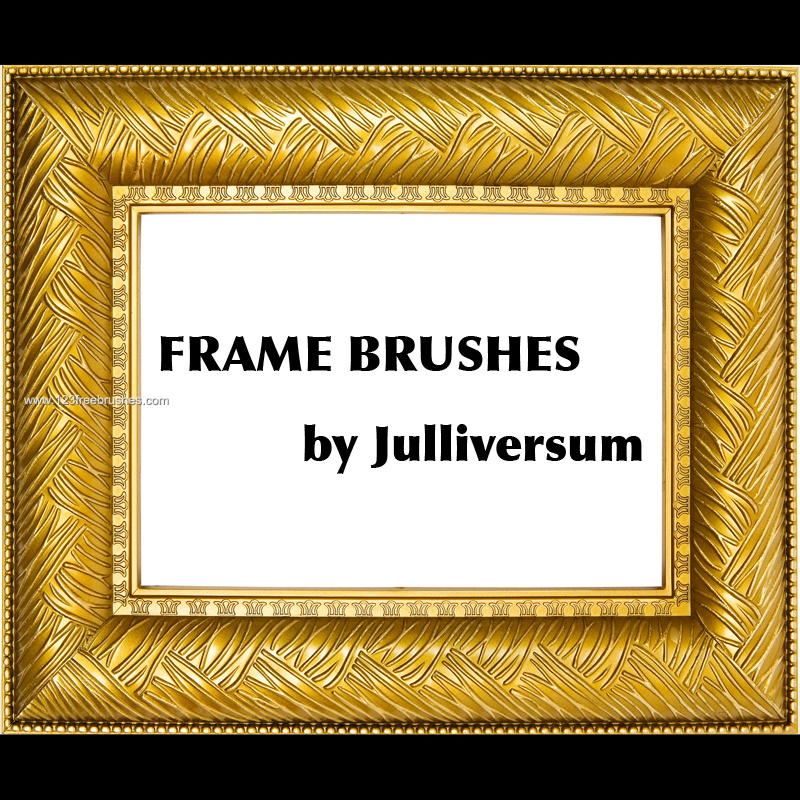 High Res Vintage Frame Images Of Brushes 123freebrushes