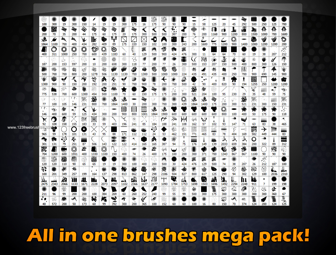 photoshop brushes megapack 2019 ver 7 8