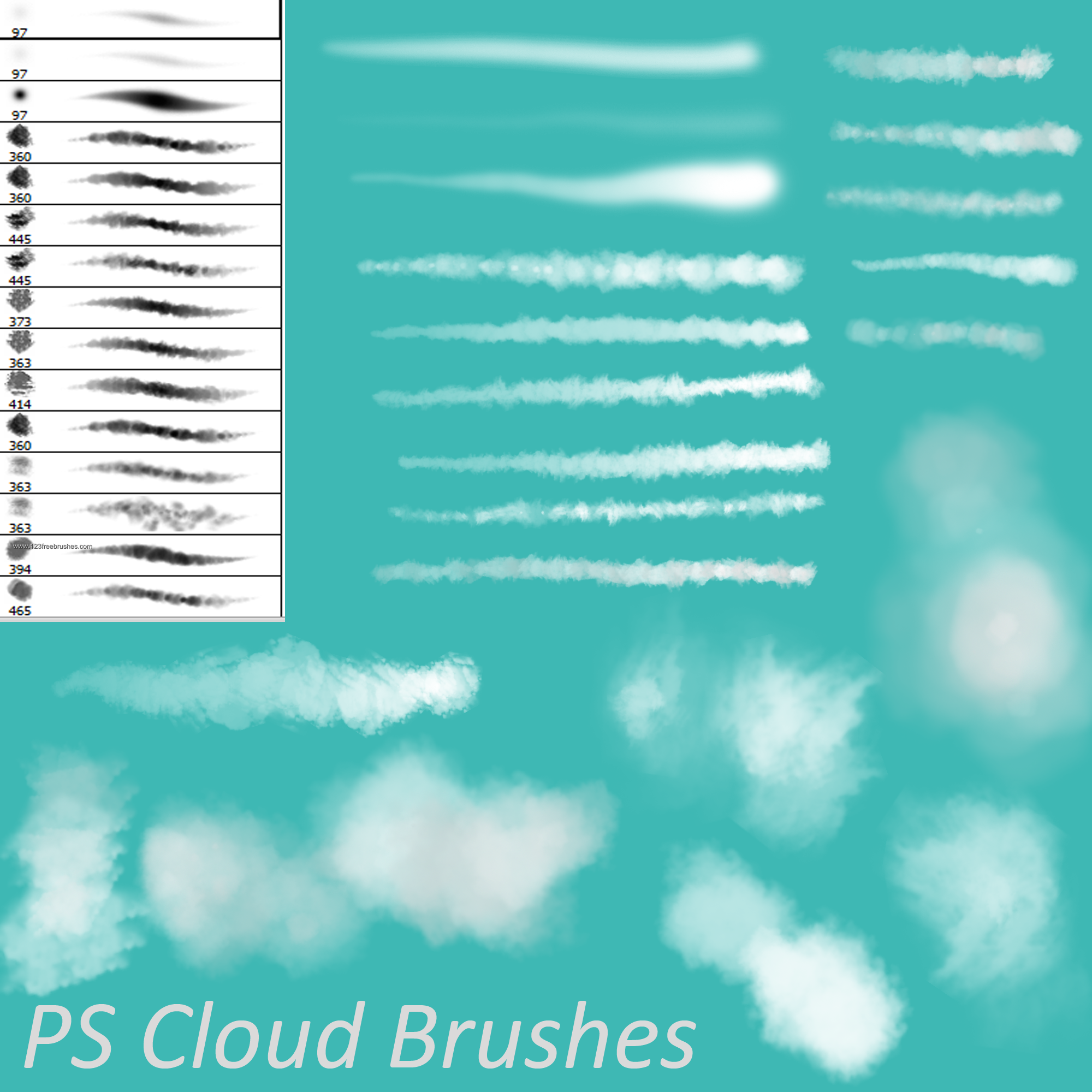 clouds download free brushes photoshop 123freebrushes cloud brush photoshop