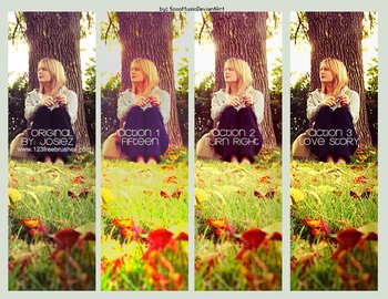 3 Bright effect photoshop action