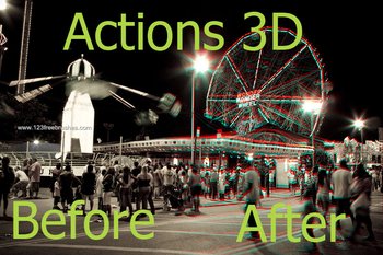 3D Action Photoshop