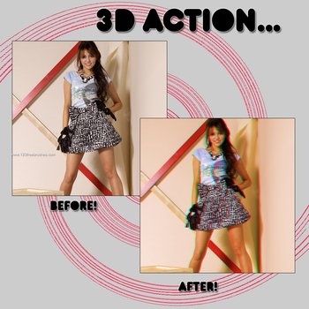 3D Photoshop Actions