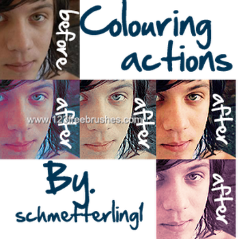 4 Colouring Effect Photoshop Action