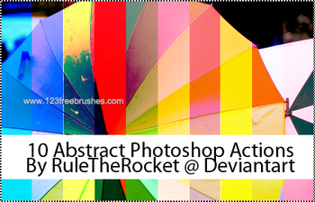 Abstract Photoshop Actions