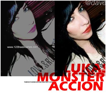 Accion Lukas Is A Monster Effect Photoshop Action