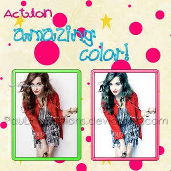Amazing color effect photoshop action