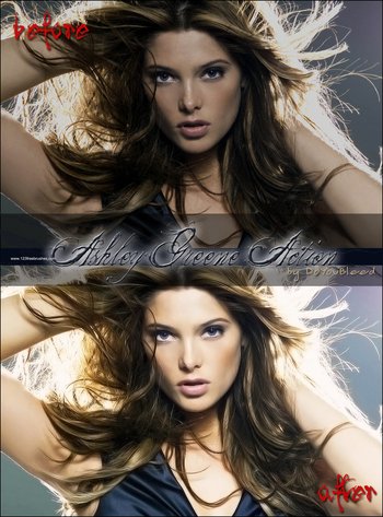 Beautiful Ashley effect photoshop action