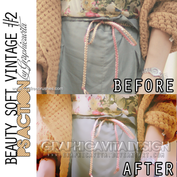 Beauty Soft Vintage Effect Photoshop Action
