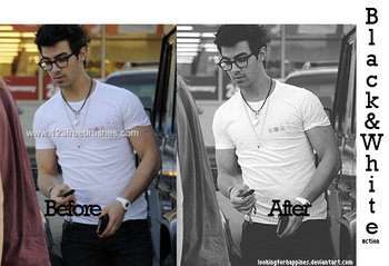 Black and White effect photoshop action