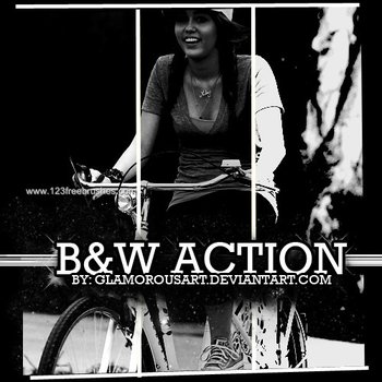 Black And White effect photoshop action