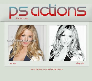 Black And White effect photoshop action