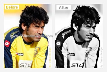Black And White effect photoshop action