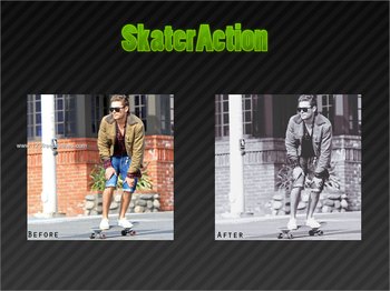 Black And White effect photoshop action