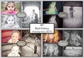 Black And White effect photoshop action