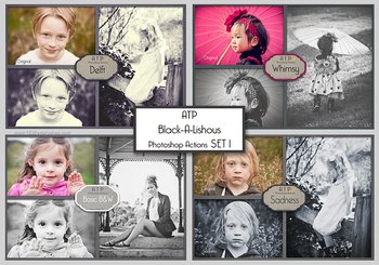 Black And White effect photoshop action