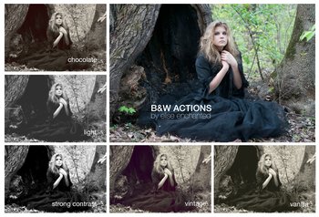 Black And White effect photoshop action