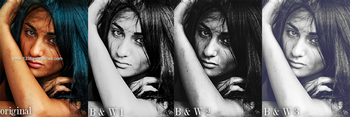 Black And White effect photoshop action