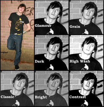 Black And White effect photoshop action
