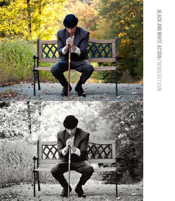 Black And White effect photoshop action
