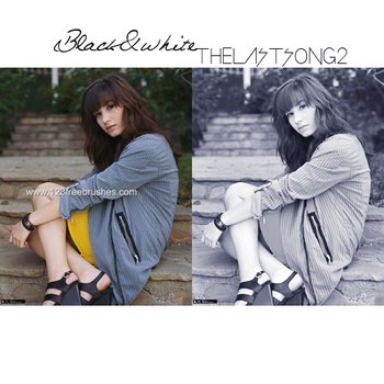 Black And White effect photoshop action