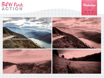 Black And White Pink