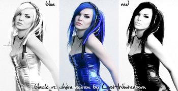 Black Vs. White effect photoshop action