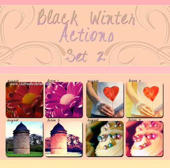 Black Winter Atn Set Photoshop Action