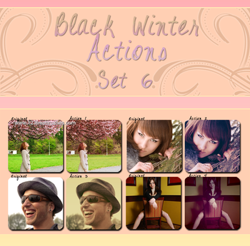 Black Winter Atn Set Photoshop Action