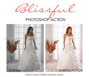 Blissful effect photoshop action