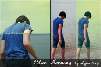 Blue Morning Photoshop Action