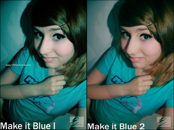 Blue Photoshop Action