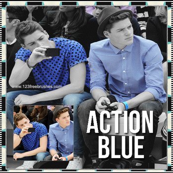 Blue  Photoshop Action