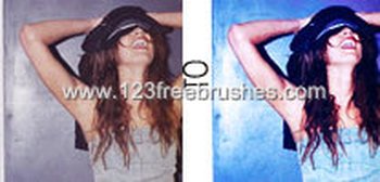 Blueish Photoshop Action