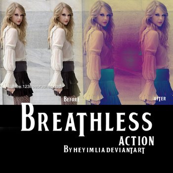 Breathless effect photoshop action