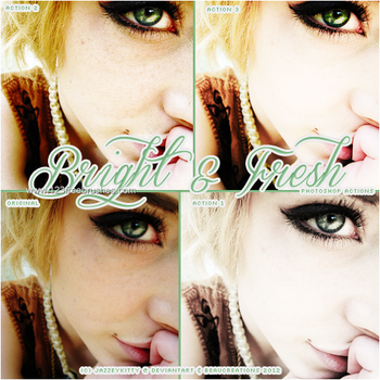 Bright And Fresh Photoshop Actions