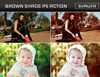 Brown Shade Photoshop Action