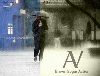 Brown Sugar Photoshop Action