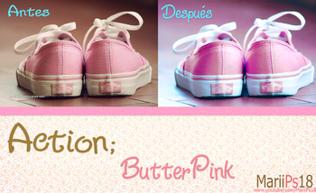 ButterPink effect photoshop action