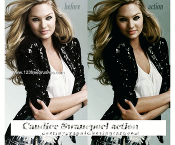 Candice Swanepoel effect photoshop action