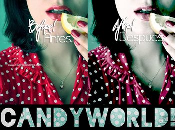 Candy World Acction effect photoshop action
