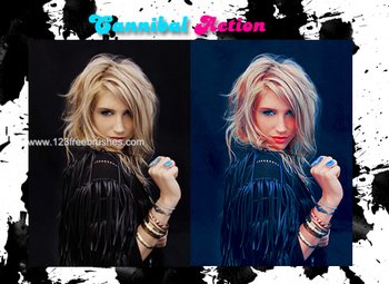 Cannibal Effect Photoshop Action