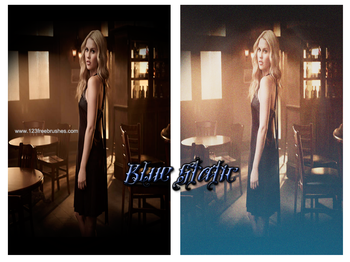 Charismastatic Blue Photoshop Action