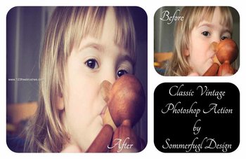Classic Vintage Effect Photoshop Action