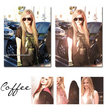 Coffee effect photoshop action