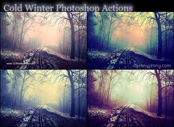 Cold Winter Photoshop Actions