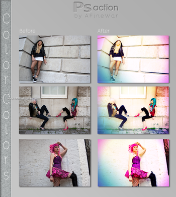 Color Colors Effect Photoshop Action