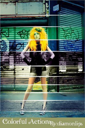 Colorful Effect Photoshop Action