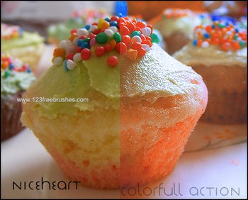 Colorfull effect photoshop action