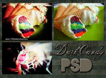 Dark Candy Psd Photoshop Action